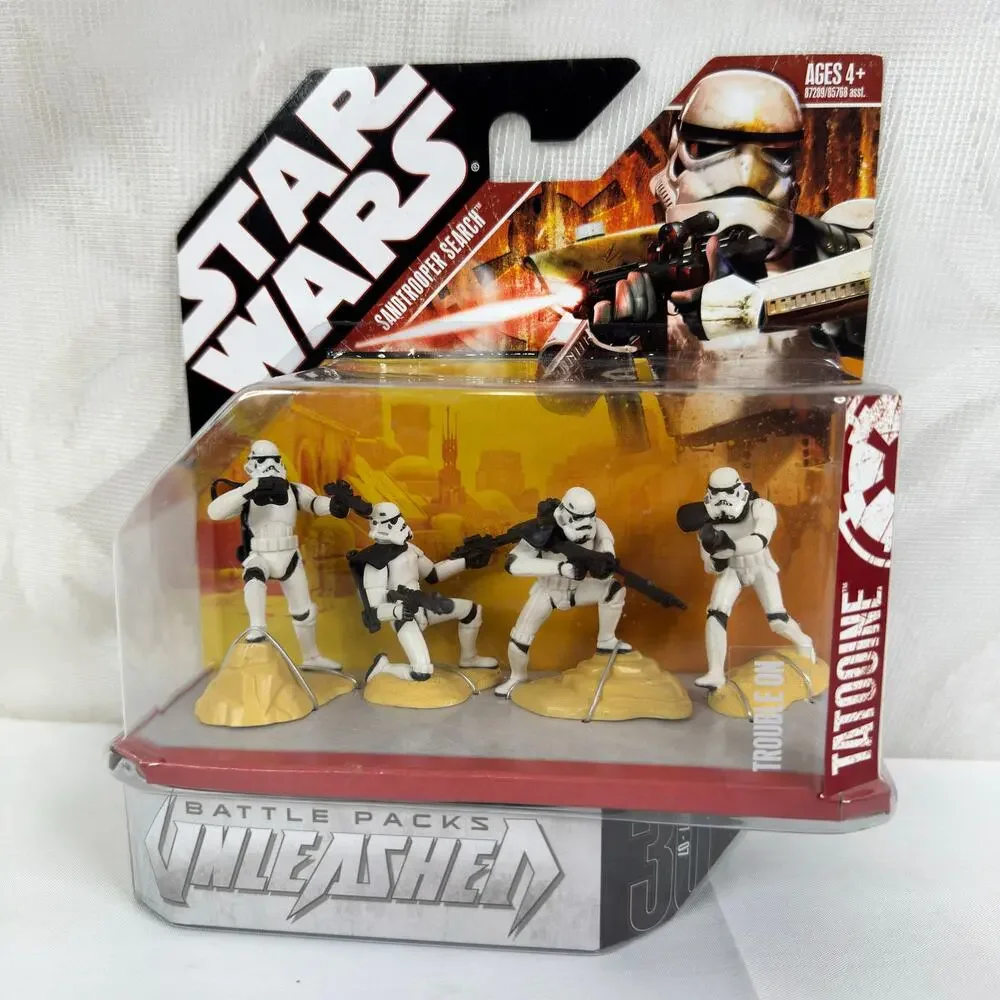 Star‎ Wars Unleashed Battle Pack Figure Sandtrooper Search Hasbro Stormtrooper